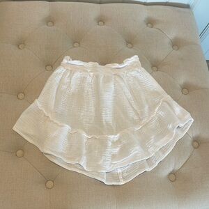Wild fable Terry cloth skirt white size small